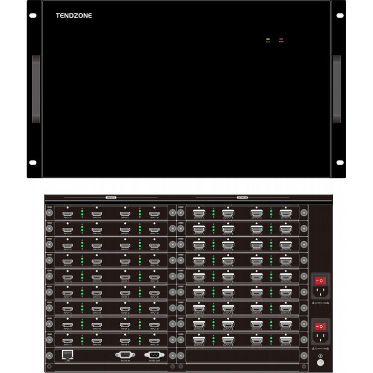 18 Cards Hybrid Modular Video Wall Controller